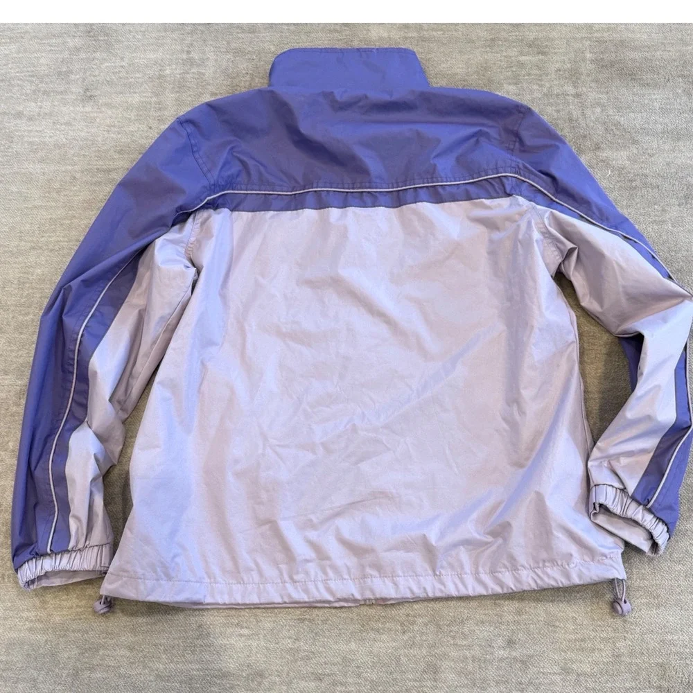 Lightweight Windbreaker Jacket‎ Lavender Purple Track Zip Up Women Large